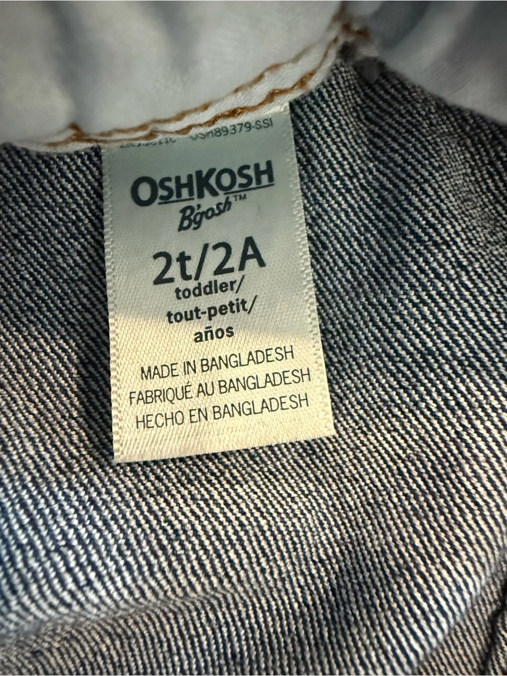 OshKosh B'gosh Dark Blue Denim Overalls for Kids